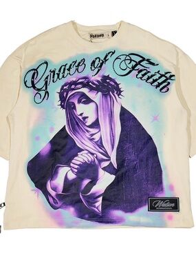 WATSON GRACE OF FAITH CREAM TSHIRT SMALL